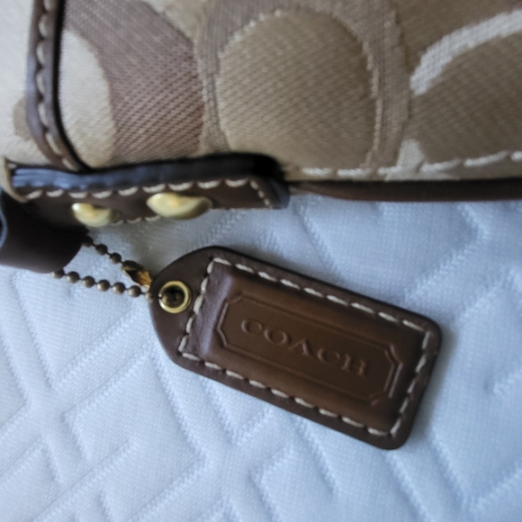 Coach Signature Crossbody Bag - Brown and Tan - Picture 3 of 10